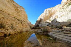 Rappelling in Israel - Kanyon Tamarim