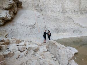Rappelling in Israel extreme family activities