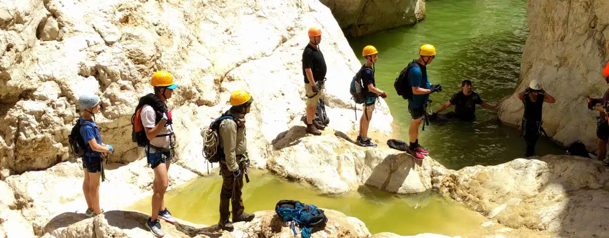 Nachal Rachaf – Rappelling in Israel