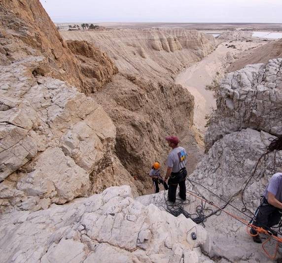 Rappelling In Israel Winter Ashdot Extreme Activities