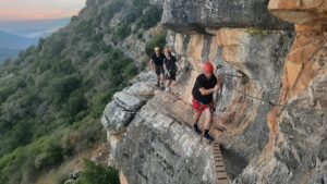 Via Ferrata In Israel On The Cliff Ashdot