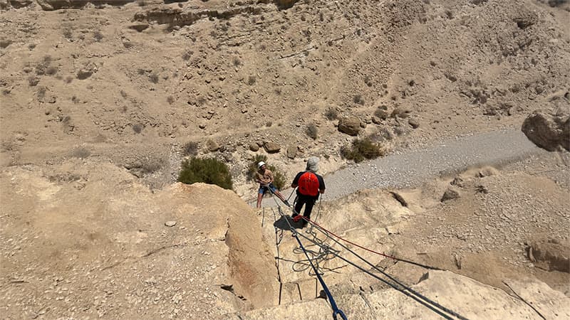 סנפלינג בנחל משאש עם אשדות אקסטרים