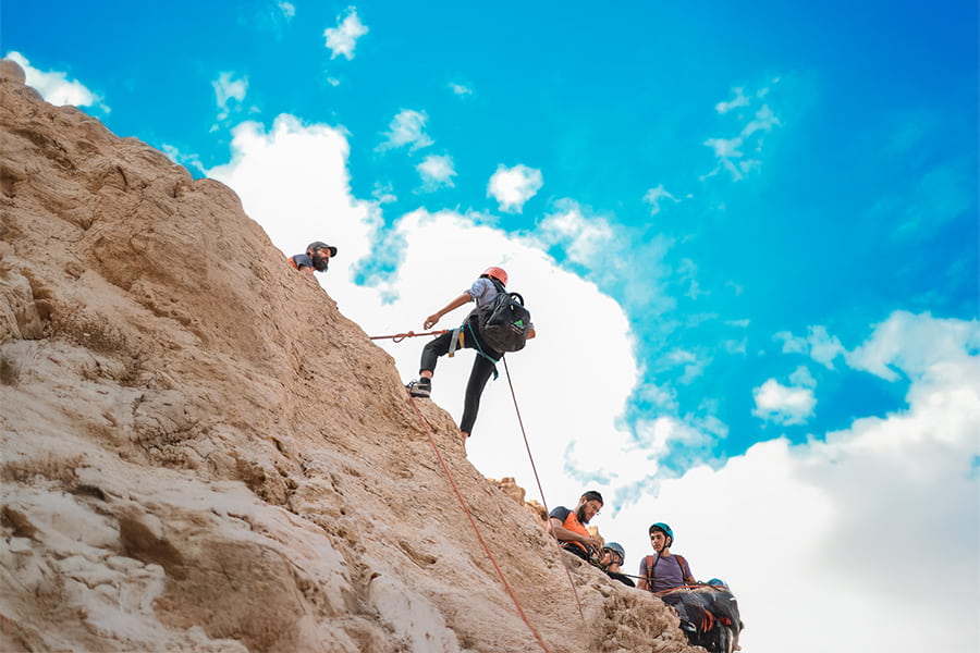 לימודי סנפלינג וטיפוס למתחילים אשדות אקסטרים